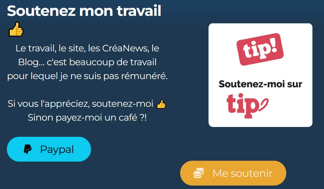 Retrouvez les liens en haut de cette page