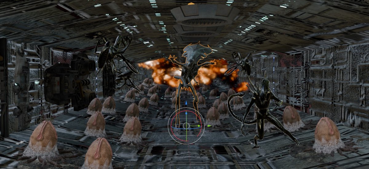 Le couloir de la reine